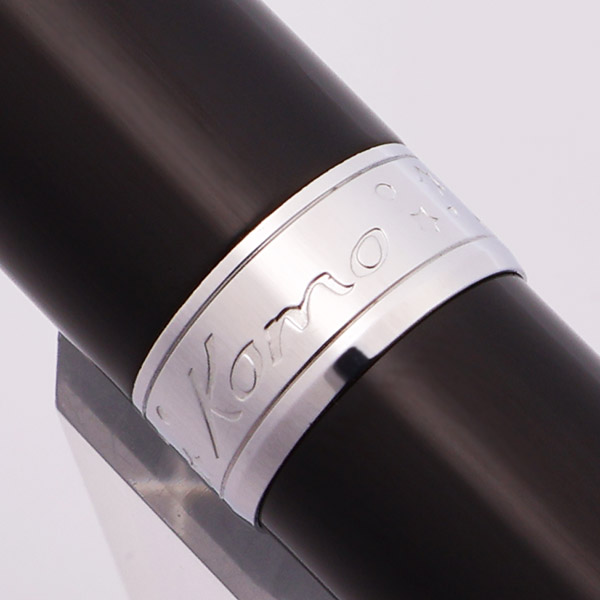 Curtis Australia Komo Diamond Fountain Pen Black Lacquer w Diamond on